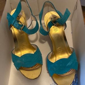 Wedge heel sandals size 7